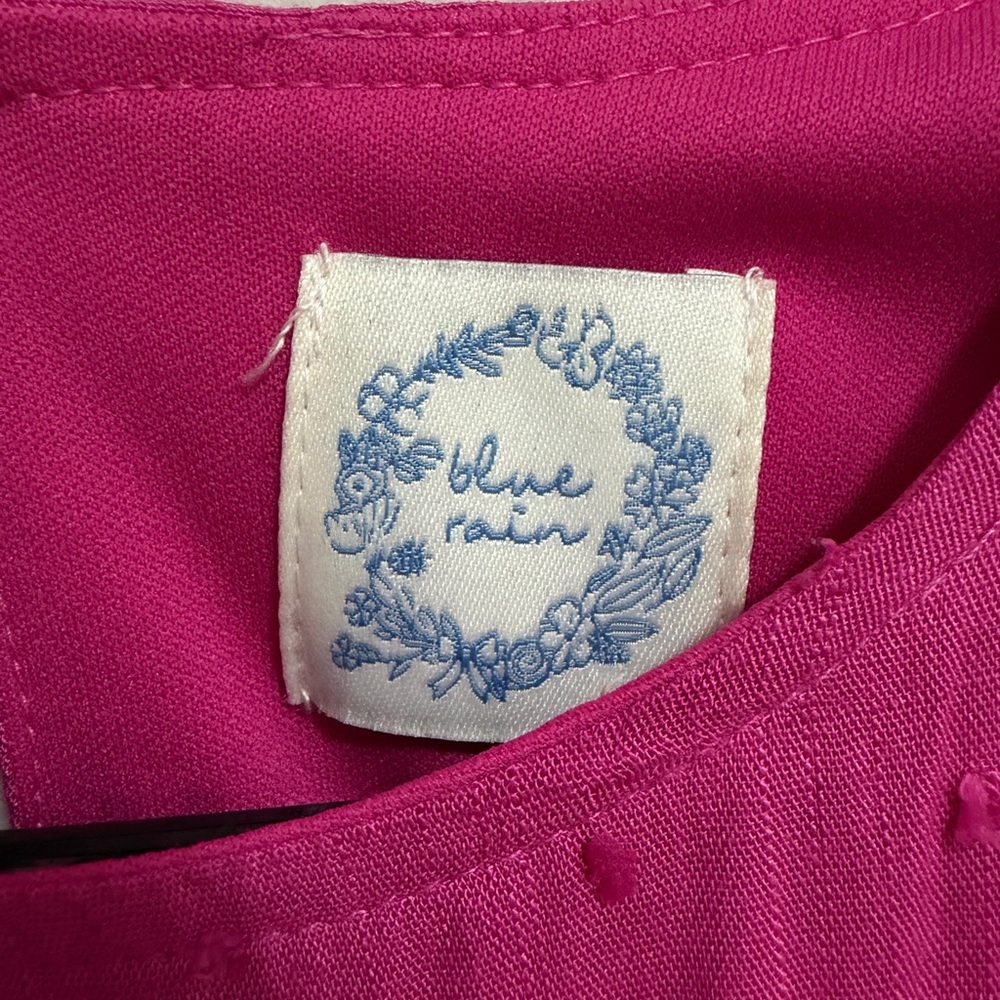 Blue Rain Vibrant Pink Flowy Dress - Picture 3 of 4
